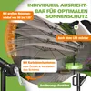 KESSER® Ampelschirm Holly Sonnenschirm Rechteckig mit und Produktbild-Vorschau 5