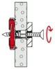 Fischer 539027, Schrauben- & Dübelsatz, Gipsfaserplatten, Produktbild-Vorschau 3