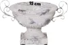 Keramik Pflanzpokal oval Deko-Schale für draussen Ø 17 cm Produktbild-Vorschau 2