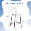 MODFU 2er-Set Barová židle s „plovoucím“ designem, Náhled obrázku produktu 7