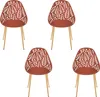 Chaise Lucena Terracotta - Lot De 4 Voir les images du produit 1