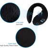 A close-up view of a black earmuff with its layers illustrated, and a diagram showing heat vents. Produktbild-Vorschau
