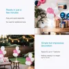 Intirilife Support pour 7 ballons en transparent - 70 / 56 Voir les images du produit 3