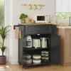 BEALIFE Mobilny wózek kuchenny AK61 45x65x91 cm | Z blatem Podgląd zdjęcia produktu 3