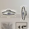 Stropní svítidlo HOMCOM s ventilátorem, 50cm stropní Náhled obrázku produktu 3