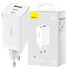 Baseus Gan5 Pro 2Xusb-C + caricatore Usb, 65W (bianco) Anteprima dell’immagine prodotto 1