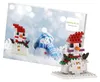 Brixies Postkarte Schneemann, Bausatz, Bausteine, Produktbild-Vorschau 3