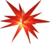 LED étoile plastique rouge Ø 25 cm 1 LED blanc chaud, Voir les images du produit 4