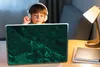 MuchoWow® Laptop Aufkleber Sticker Cover Marmor - Limone - Produktbild-Vorschau 3