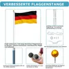 FCH 760cm Fahnenmast, Deutsche Flagge inkl , Segmentiertes Produktbild-Vorschau 6