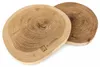 Holzscheibe Eiche ohne Rinde, geölt, geschliffen, 14–20 cm Produktbild-Vorschau 2