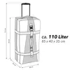 BoGi Bag Reisetrolley 110 Liter Reisetasche Trolley Produktbild-Vorschau 4