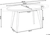 BELIANI Esstisch Holzoptik Braun MDF-Tischplatte Oval Produktbild-Vorschau 3