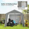 Outsunny Gerätehaus mit Satteldach wasserdicht Gerätezelt Produktbild-Vorschau 6