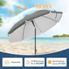 WOLTU Sonnenschirm Balkon, UV-Schutz Strandsonnenschirm UPF Produktbild-Vorschau 3