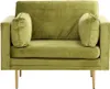 Boom fauteuil velours groen. Productafbeelding-voorbeeld 9