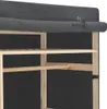 Kleiderschrank Grau 110 x 40 x 170 cm Stoff Produktbild-Vorschau 4