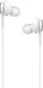 A pair of white in-ear headphones with USB-C connectors. Podgląd zdjęcia produktu