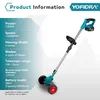 YOFIDRA Akku-Rasentrimmer 1500W, teleskopisch 100–135 cm, Produktbild-Vorschau 2