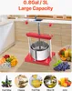 SucceBuy Presse à fruits et à vin manuel, 0,8 Gal/3L acier Voir les images du produit 3