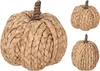 Dekoracja Dynia 15x15x15cm, trawa morska, wariant A Podgląd zdjęcia produktu 2
