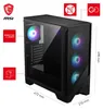 MSI MAG Forge 320R AIRFLOW, Micro Tower, PC, Czarny, Podgląd zdjęcia produktu 7