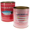 Aufbewahrungsdosen Fisch XL Metall Dosen 2er Set Retro-Stil Produktbild-Vorschau 1