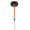RGB LED Pendelleuchte, schwarz braun, Holzoptik, D 35 cm Produktbild-Vorschau 9