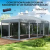 Outsunny Tonnelle pliante tonnelle de jardin extšŠrieure Voir les images du produit 4