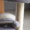 Malé škrabadlo pro kočky s měkkým sedákem, 45 cm pevné Náhled obrázku produktu 4