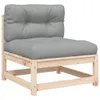vidaXL Canapé de jardin sans accoudoirs avec coussins et Voir les images du produit 6