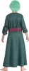A person wearing a green costume with a burgundy sash, shown from the back. Anteprima dell’immagine prodotto