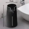 A black automatic soap dispenser is shown next to a white sink. Anteprima dell’immagine prodotto