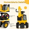 Sitzbagger, Bagger mit Lenkbarer Schaufel & Hupe, Produktbild-Vorschau 4