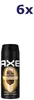 6x Axe Deospray - Gold Magnum Caramel Billionaire 150ml Produktbild-Vorschau 8