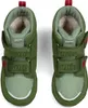 A pair of green children's boots shown from a top-down perspective against a white background. Produktbild-Vorschau