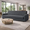 Sofa PIXI, Wohnzimmer, modernes Schlafsofa Couch 3-Sitzer Produktbild-Vorschau 1