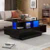 okwish Hochglanz-Couchtisch Beistelltisch mit Produktbild-Vorschau 2
