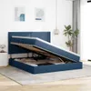 vidaXL Bett mit Stauraum und LED mit LED Blau 160 x 200 cm Produktbild-Vorschau 4
