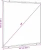vidaXL Beamer Leinwand Wandhängend 89 Zoll 1:1 Produktbild-Vorschau 6
