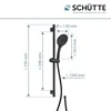 CAPRI Stangenbrause-Set, Schwarz matt Produktbild-Vorschau 9