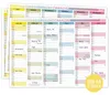 Tafelkalender 2027 Bunt DIN A5 3er Set Halbjahreskalender Produktbild-Vorschau 1