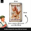 LANOLU Retro Blechschild Hühnerstall - FRISCHE EIER - Produktbild-Vorschau 4