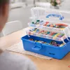 HMF Nähkasten aufklappbar mit 3 Ebenen, Sortierbox 33 x 20 Produktbild-Vorschau 7