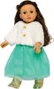 Manteau de poupée en peluche avec jupe, 35-45 cm Voir les images du produit 4