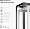 LAMO Manufaktur Portafiori in metallo nero 28 cm | Porta Anteprima dell’immagine prodotto 2