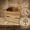 Kleine Holzkisten geflammt Deko Geschenkbox aus Holz Produktbild-Vorschau 2