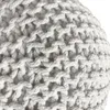 Strickhocker 2er Set Pouf Sitzpouf Sitzpuff Pouf Produktbild-Vorschau 3