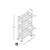 Carrello da bagno KLUK, 3 ripiani, 76 cm Anteprima dell’immagine prodotto 14