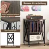 COSTWAY Plattenspielerständer, Rollständer mit integrierter Produktbild-Vorschau 4
